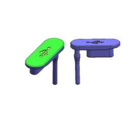 USB硅胶防水塞